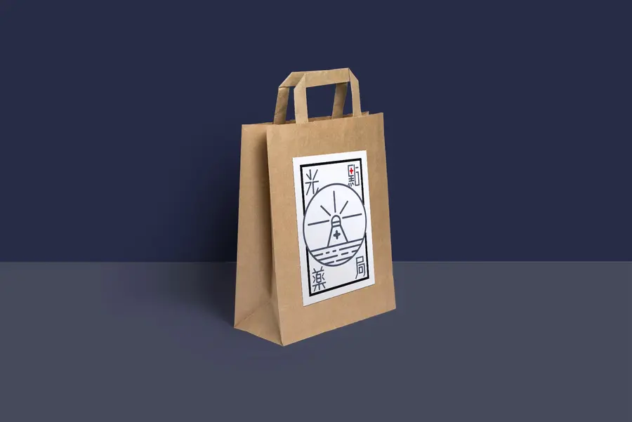 牛皮紙提袋 — 側面