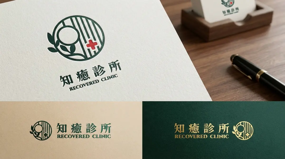 Logo 壓印與材質呈現